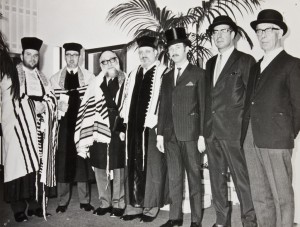 Opening of the new Whitefield synagogue building 1969