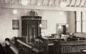 Interior of the school building synagogue